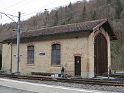 The 1897 locomotive shed at Sihlwald