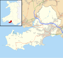 Cwmrhydyceirw is located in Swansea