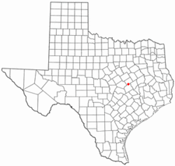 موقعیت Rosebud, Texas