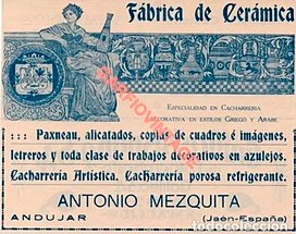 Tarjeta Fábrica Antonio Mezquita