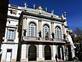 Fantastic figures adorn the south façade