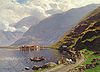 View of Laerdalsoren, on the Sognefjord, 1901