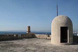 Terrasse de la tour.