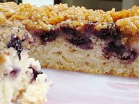 Blueberry coffee cake