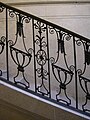 Ironwork on the staircase.