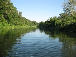 The Medveditsa River near the selo of Ozernoye in Atkarsky District