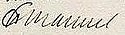 Charles Emmanuel II's signature