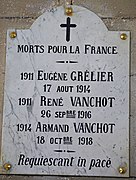 Plaque (chapelle).