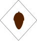 acorn on white diamond