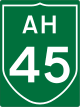 Asian Highway 45 shield}}