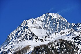 Le Bietschhorn vu depuis le Lötschental