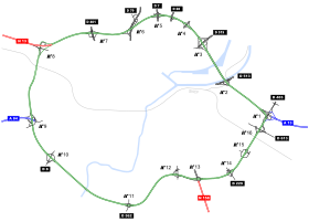 Carte de la route.