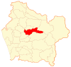 Location in the Araucanía Region