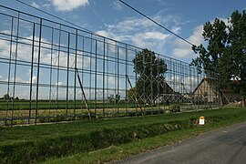 Crib à maïs dans la plaine de la Limagne