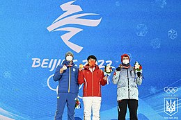 Oleksandr Abramenko, Qi Guangpu, and Ilya Burov in 2022.