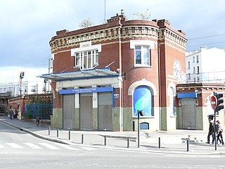 La gare en 2008, décorée pour les championnats du monde d'athlétisme 2003.