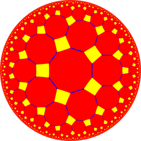 Truncated order-4 pentagonal tiling