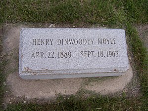 Henry D. Moyle's headstone