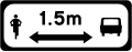 P 071 Safe Overtaking of Cyclists 1.5m