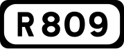 R809 road shield}}