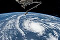 Hurricane Danny as seen from the ISS