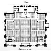 Plan de l'église (1867)