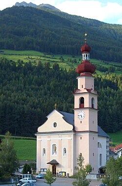 The church of St. Johann in Ahrntal