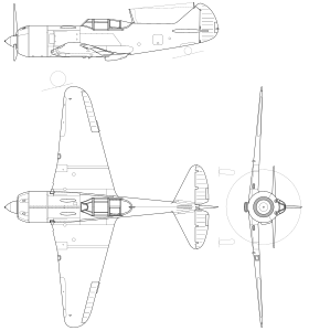 vue en plan de l’avion