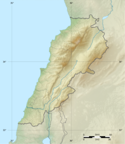 Beirut is located in Lebanon