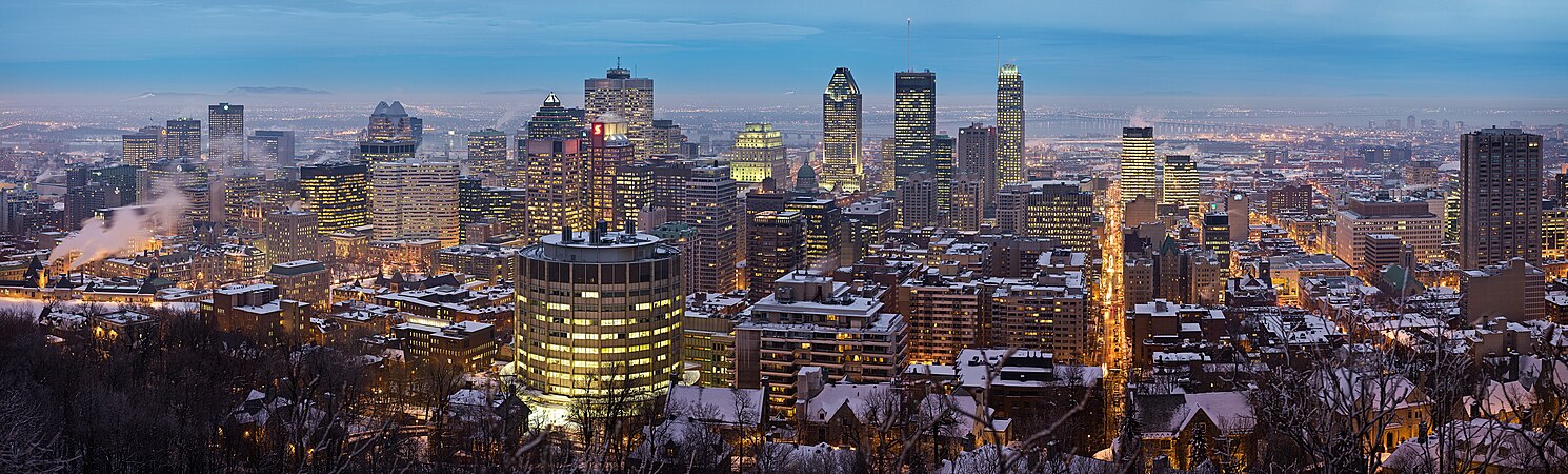 Montreal twilight skyline, by Diliff