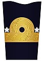 Pre-2003 sleeve insignia for a two star admiral