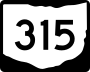 State Route 315 marker