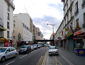 Le pont ferroviaire de la Petite Ceinture.