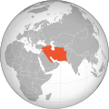 The Parthian Empire at its greatest extent.