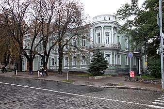 Hôtel particulier Ravitch-Doumitrachko à Kiev (Ukraine), vers 1890.