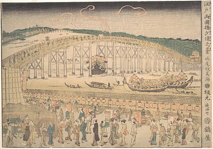 Gravure sur bois de Kuwagata Keisai (1780, Metropolitan Museum of Art).