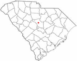 Location of Woodfield, South Carolina