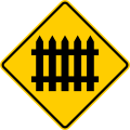 P-8-2 Level crossing with barriers