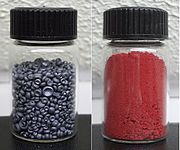 الشكلان الأحمر والأسود من السيلينيوم