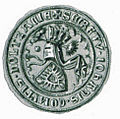 Seal of Johann III of Holstein-Kiel, c. 1323-1350