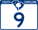 South Carolina route marker