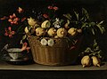 Juan de Zurbarán (1620–1649) • * [[:Datei:Still-life-with-lemons-in-a-wicker-basket-juan-de-zurbaran.jpg]]