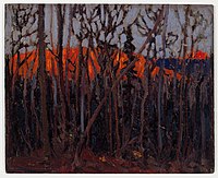 Algonquin Park, Fall 1915. Tom Thomson Art Gallery, Owen Sound