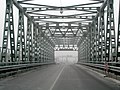 The Tysa bridge at the Chop-Záhony checkpoint (view from the Ukrainian side).