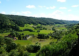 La vallée à Tournemire.