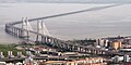 Vasco da Gama Bridge, Europe's longest bridge, built to coincide with Expo '98 in Lisbon