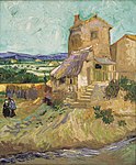 The Old Mill, (1888), Albright-Knox Art Gallery. One of seven canvases sent to Pont-Aven on October 4, 1888 as exchange of work with Paul Gauguin, Emile Bernard, Charles Laval, and others.[21][22]
