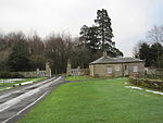 Gatepiers at West Lodge to Capheaton Hall