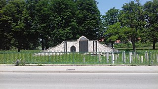Memorial across city turbe