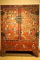 Red Lacquer Wardrobes Inlaid with Various Treasures, Ming dynasty